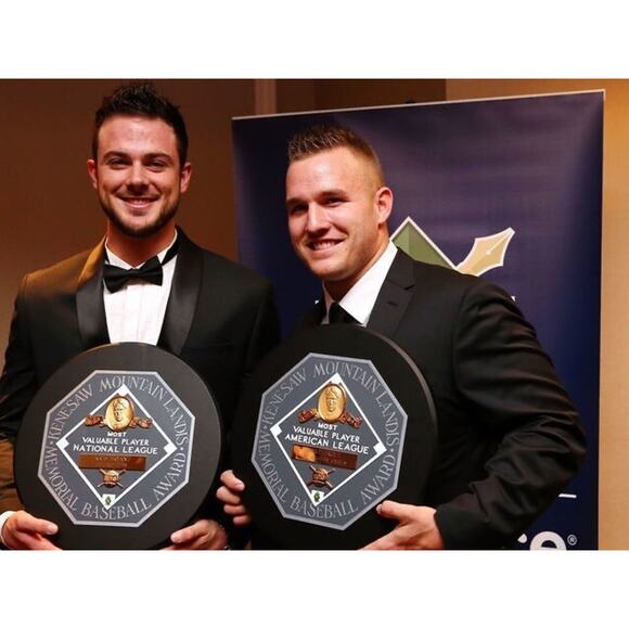 Kris Bryant Chicago Cubs Rockies Signed OMLB Baseball Sweet Spot NL MVP WS Champ - Picture 10 of 11